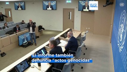 Un informe de la ONU acusa a Israel de "uso sistemático" de la violencia sexual y de género en Gaza
