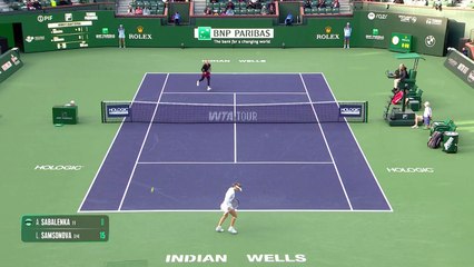 Sabalenka eases past Samsonova to set up Keys clash