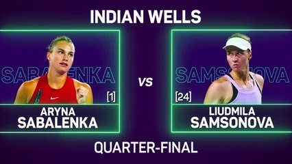 Sabalenka eases past Samsonova to set up Keys clash