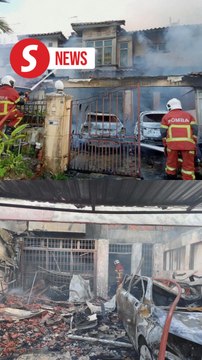 Skudai fire razes five houses, damages four cars and a motorcycle