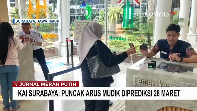 231 Ribu Tiket Terjual, Puncak Arus Mudik di Daop 8 Surabaya Diprediksi Terjadi pada 28 Maret 2025