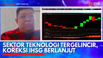 Sektor Teknologi Tergelincir, Koreksi IHSG Berlanjut