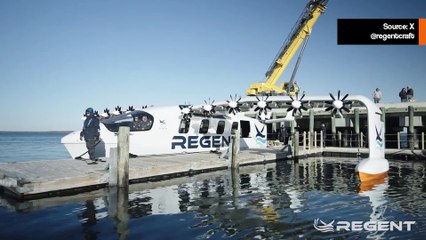 リージェント・クラフト、高速電動「シーグライダー」の成功試験を実施