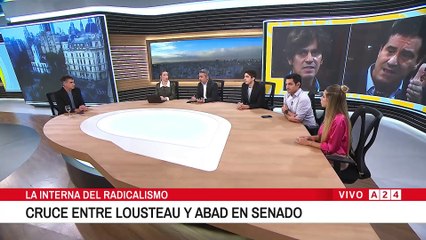 📢 CRUCE ENTRE MARTÍN LOUSTEAU Y MAXIMILIANO ABAD EN EL SENADO