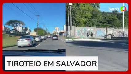 Perseguição policial provoca tiroteio na Avenida Paralela, a mais movimentada de Salvador (BA)