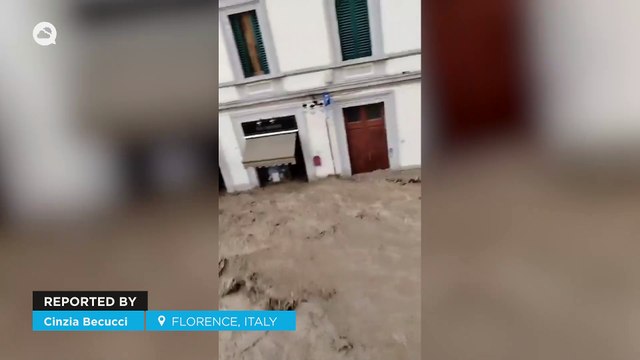 Severe flooding in the Florence metropolitan area, Italy! Several rivers in the area have burst their banks following heavy rains.