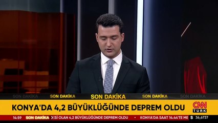SON DAKİKA... Konya'da 4.2 büyüklüğünde deprem!