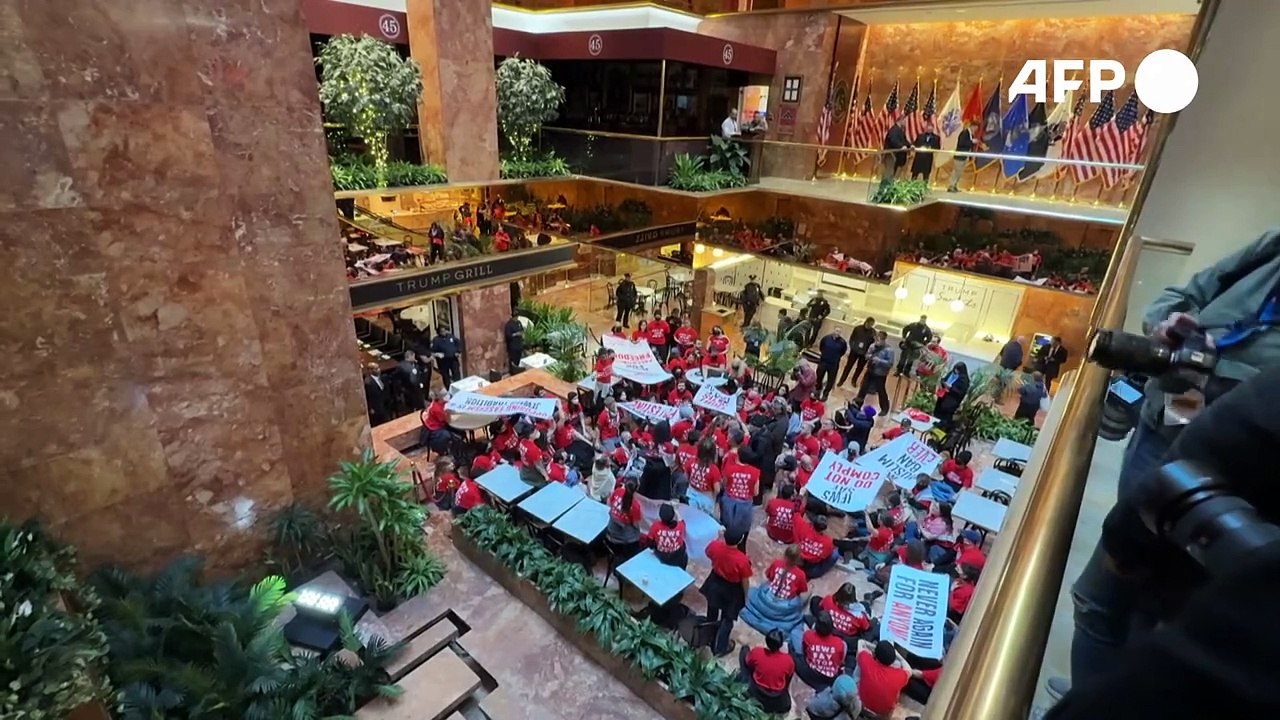 Jüdische Demonstranten stürmen Trump Tower