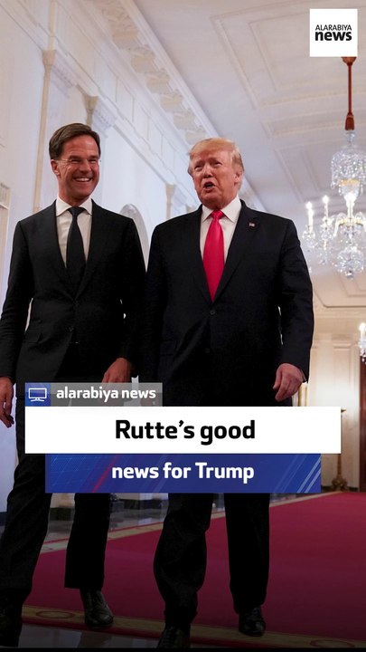 Rutte has good news for Trump