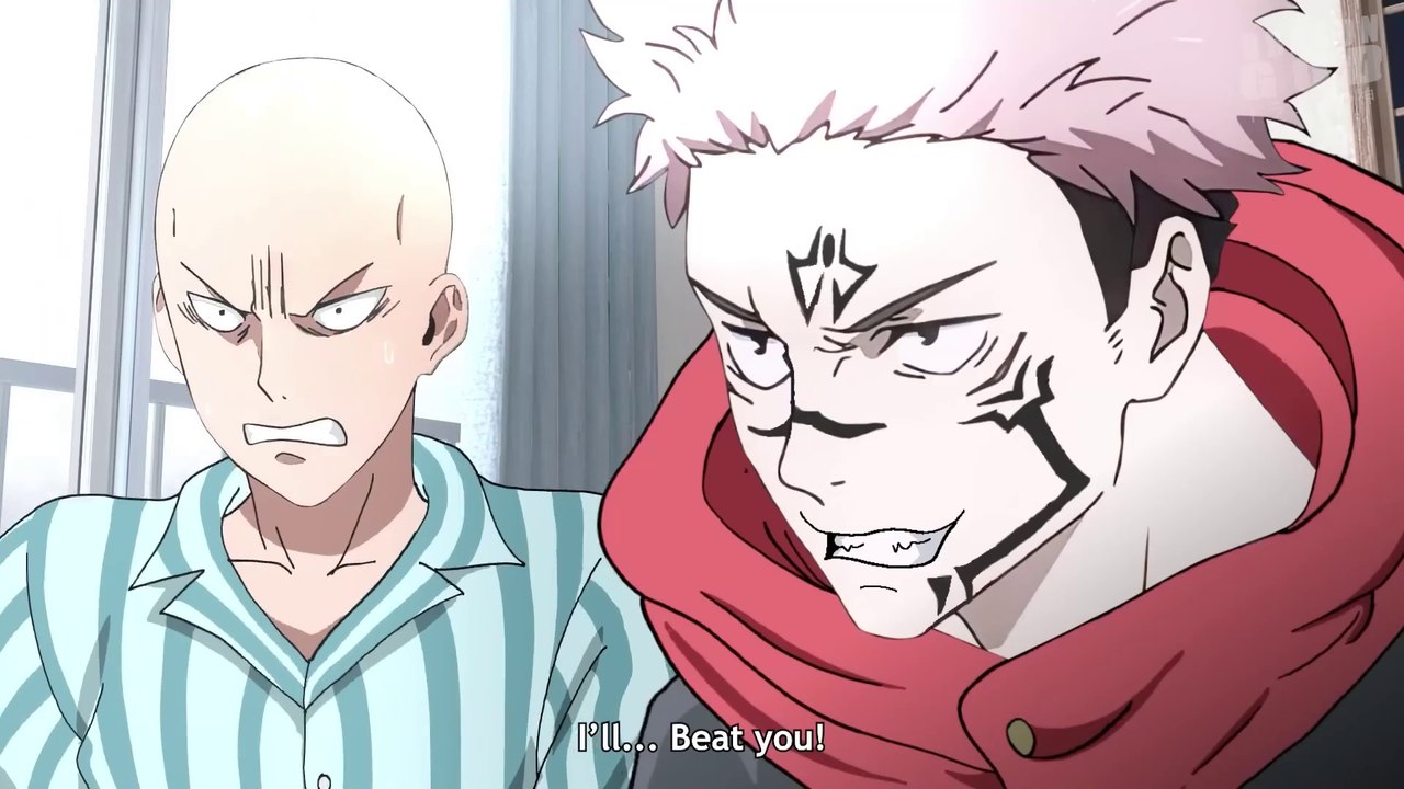 Saitama vs sukuna and mahoraga - jujutsu kaisen