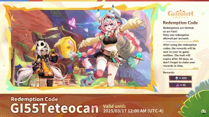 5.5 Special Program Codes (Genshin Impact)