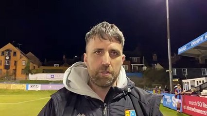 Farnham Town manager Paul Johnson post-Guernsey