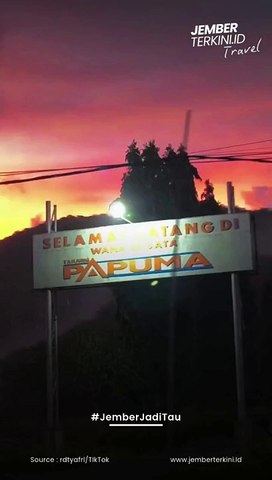 Sunset Pantai Papuma Jember Secantik Itu