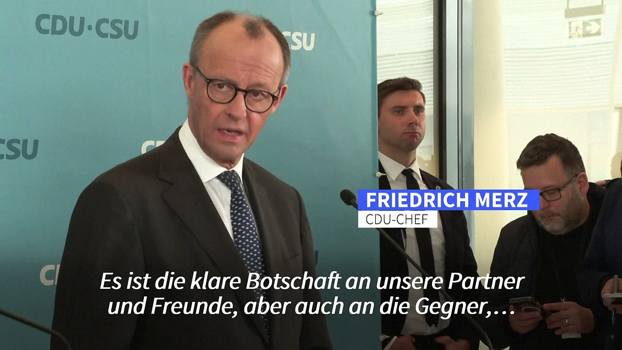 Merz zu Finanzpaket: 'Wir sind verteidigungsfähig'