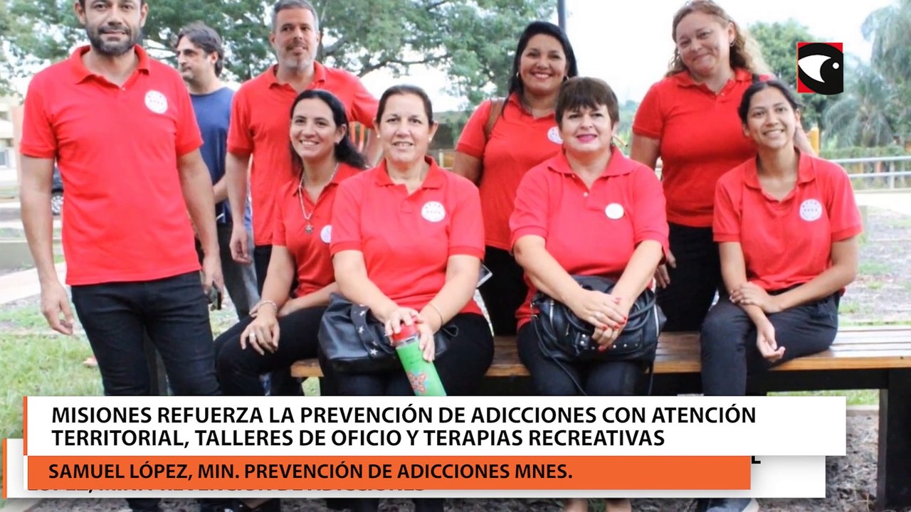 Misiones refuerza la prevención de adicciones con atención territorial, talleres de oficio y terapias recreativas