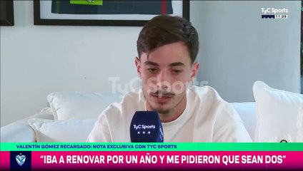Valentín Gómez volvió a cuestionar a la dirigencia de Vélez