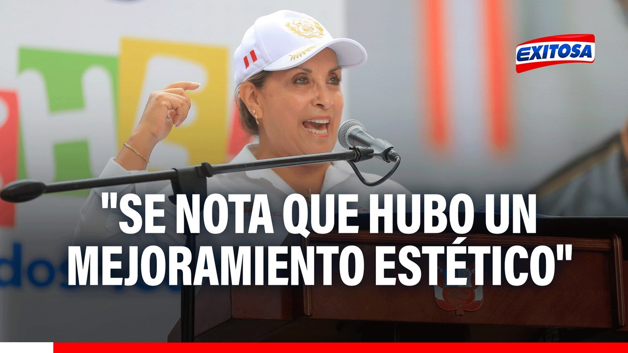 Retoque estético de Dina Boluarte es evidente, asegura cirujano: "Hubo levantamiento de punta nasal"