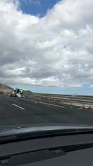 Grave accidente de tráfico en Tenerife: un camión se sale de la vía y arrolla a otro vehículo