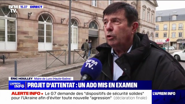 Attentat déjoué en Haute-Saône: Le terrorisme islamiste n'épargne aucun territoire , déclare Éric Houlley, maire de Lure