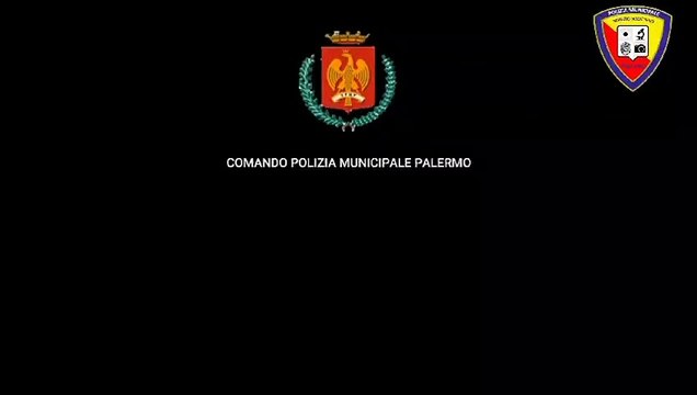 Il video delle riprese effettuate dal drone della polizia municipale in azione nel centro storico di Palermo