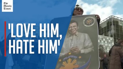 Supporters, critics of Duterte protest outside ICC ahead of first hearing