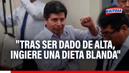 Pedro Castillo levanta huelga de hambre tras ser hospitalizado por descompensación