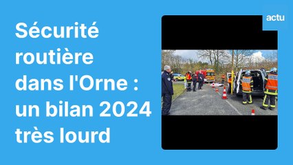 Sécurité routière dans l'Orne : le bilan 2024 "est très lourd"