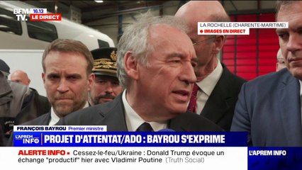 Projet d'action violente déjoué à Vesoul: "Les risques sont immenses et de tous les instants", affirme François Bayrou