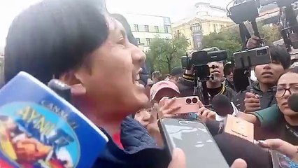 Enfrentamiento plaza Murillo