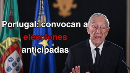 Portugal: Convocan a elecciones para mayo tras caída del gobierno