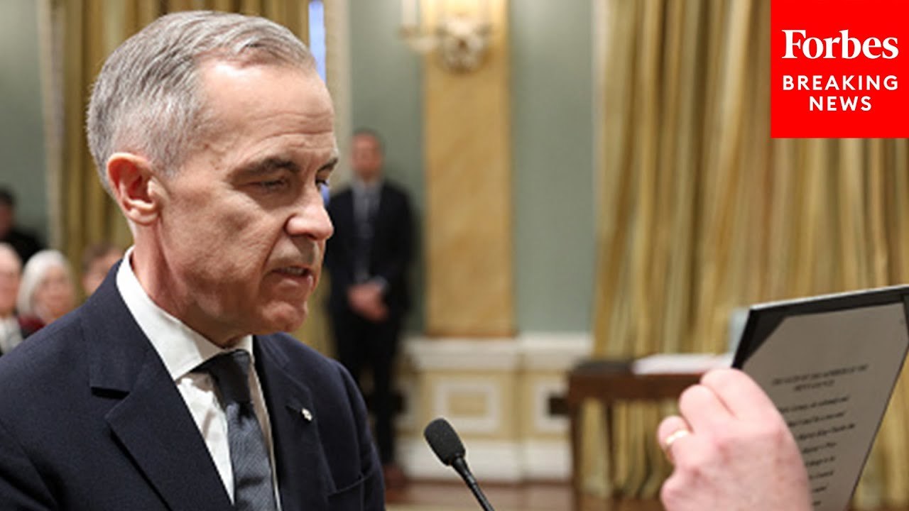 Mark Carney Is Sworn In As The New Canadian Prime Minister