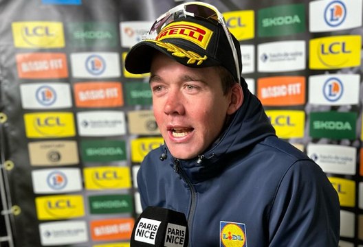 Cycling - Paris-Nice 2025 - Mads Pedersen : A tough but perfect day for us... I don't care when it's such a bad weather