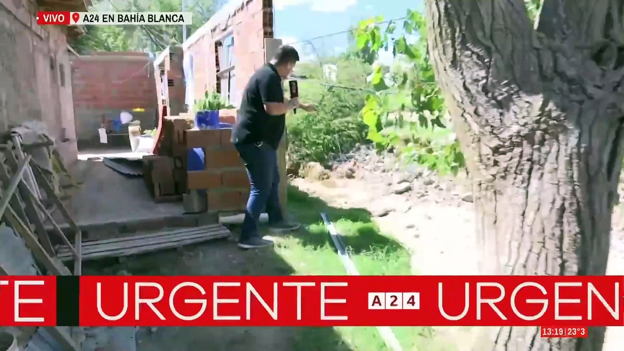 🔴 DESESPERACIÓN POR LAS INUNDACIONES EN BAHÍA BLANCA: TEMEN EL DERRUMBE DE LAS CASAS