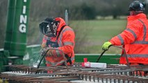 Beams arrive as York's Bridge replacement project starts to take shape in Pelsall near Walsali