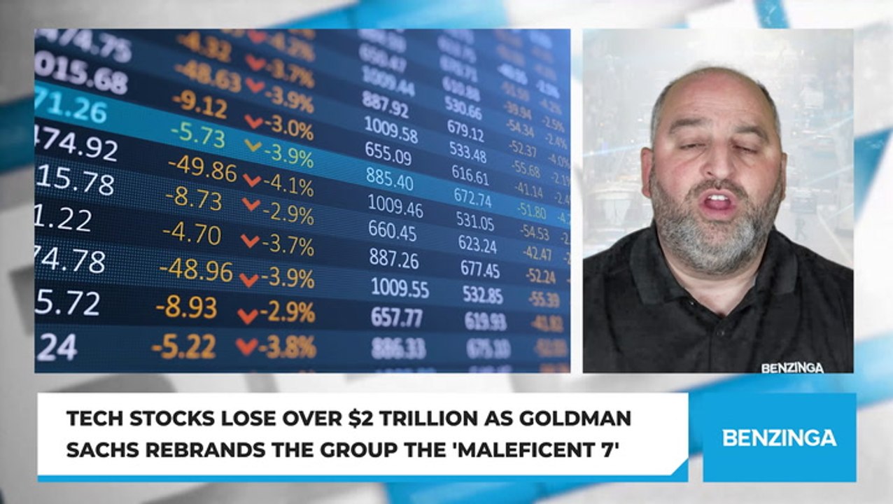 Tech Stocks Lose Over $2 Trillion Combined As Goldman Sachs Rebrands The Group The 'Maleficent 7'