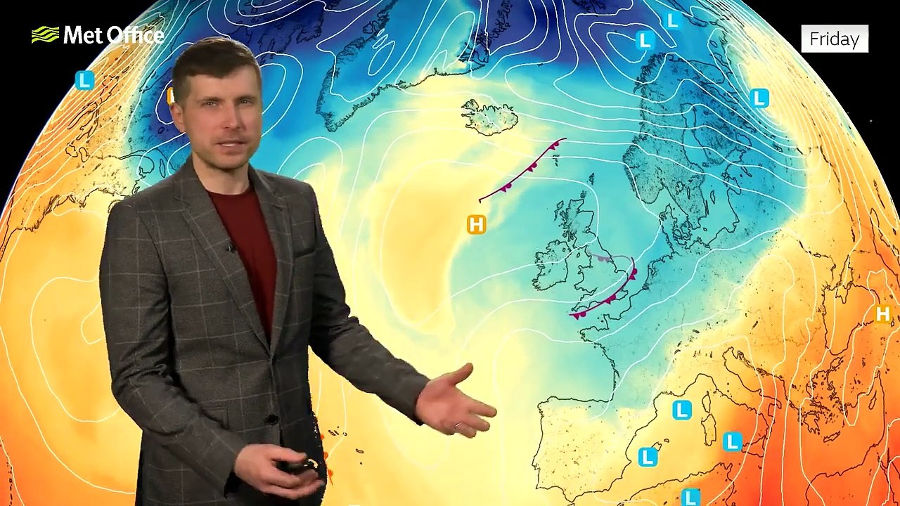 Met Office Friday Evening Weather Forecast 14/03/2025 - video Dailymotion