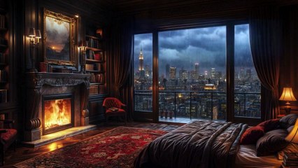 Lie in bed, close your eyes and focus on the sound of rain. you will fall asleep💤