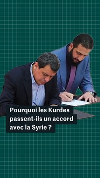 Qui sont les Kurdes syriens et que signifie l’accord passé avec Damas ?