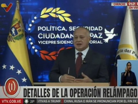 Vpdte. Sec. Cabello: Tenemos vigilancia permanente sobre nuestras fronteras y nuestro territorio