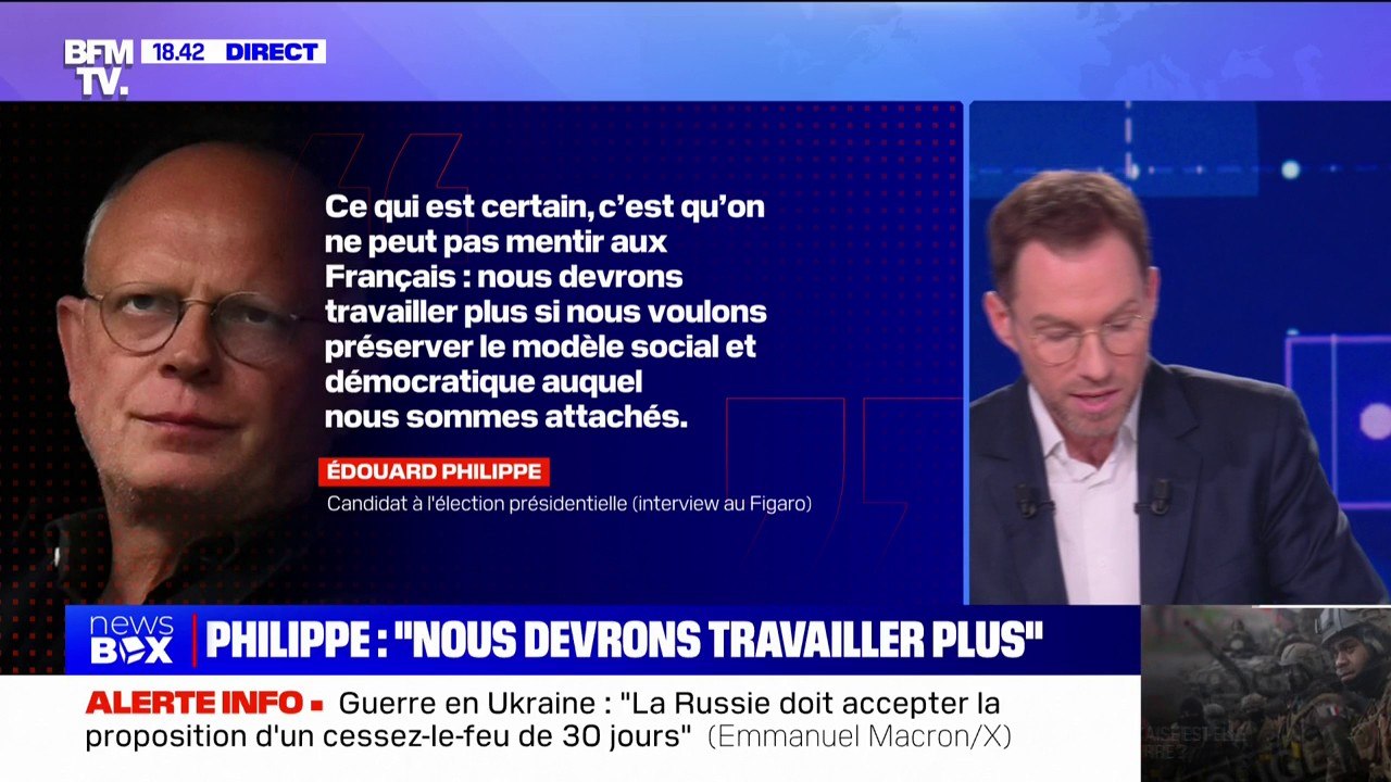 "Nous devrons travailler plus": Édouard Philippe s'exprime sur les retraites