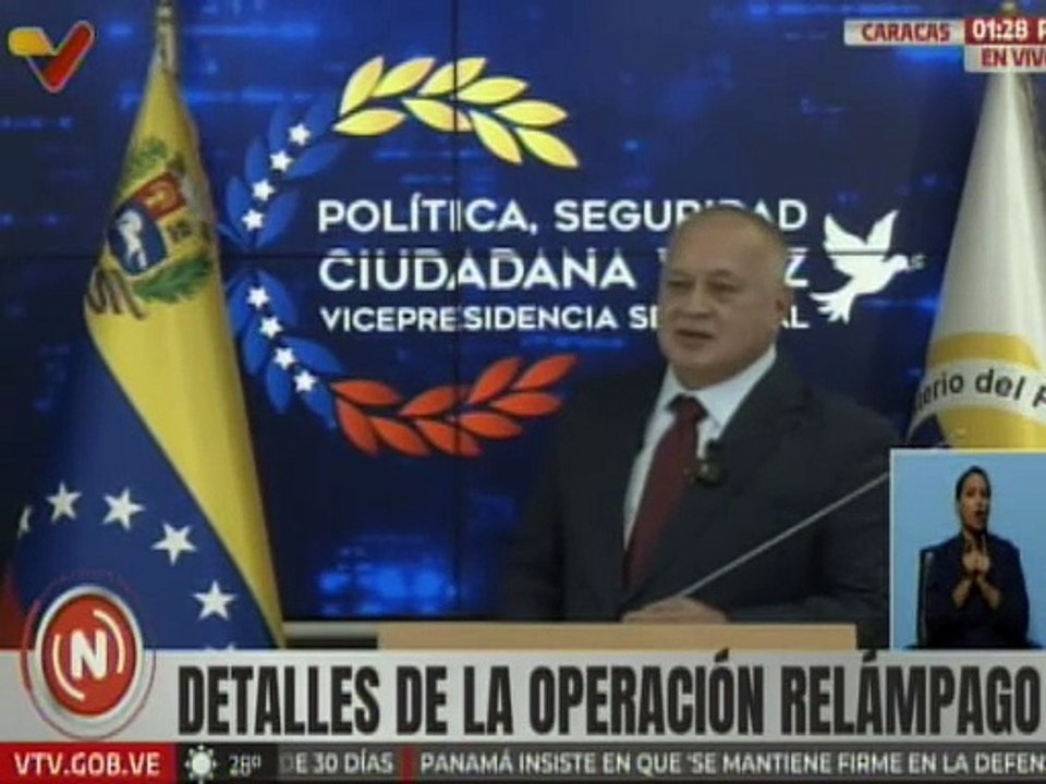 Vpdte. Sec. Cabello: Venezuela es el sueño dorado para el narcotráfico colombiano