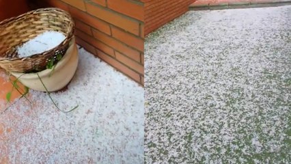 NO USAR | El tiempo inestable continúa en Sevilla con fuertes precipitaciones y granizo