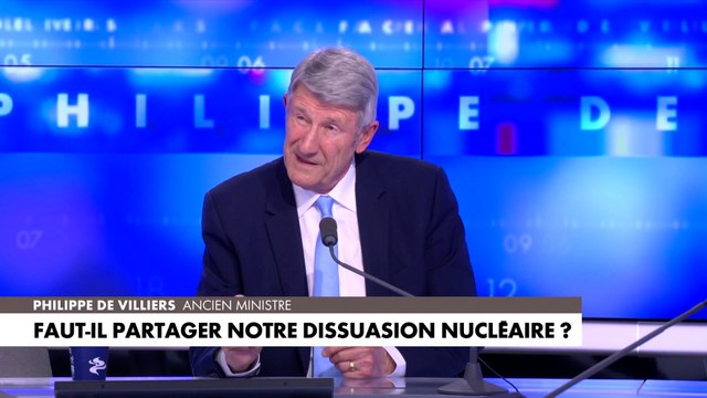 Philippe de Villiers : «L’arme nucléaire est l’arme rustique par excellence !»