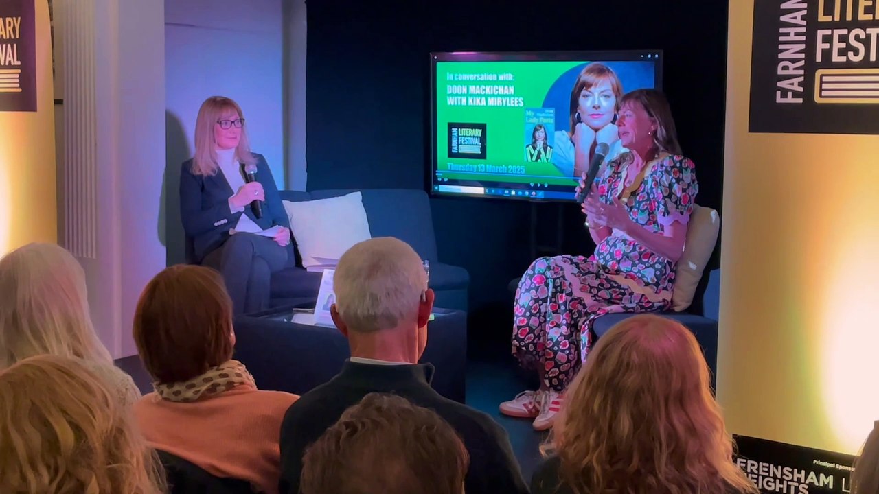 Doon Mackichan at Farnham Literary Festival 2025