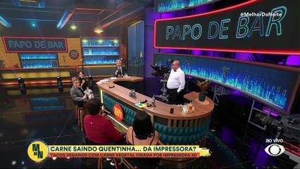 CARNE 3D? Tacos veganos com carne vegetal criada por impressora viraliza| Melhor da Noite