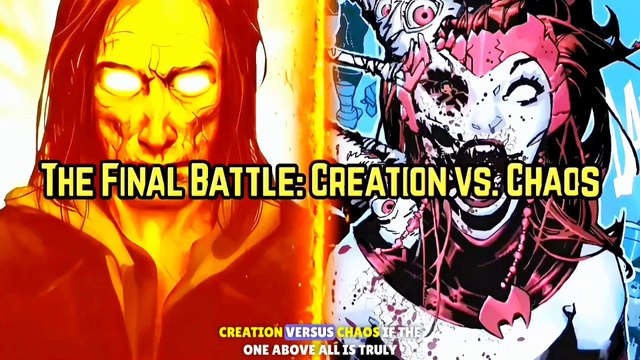 One Above All Vs Darkhold Omega Scarlet Witch (Unending Chaos Form): Who Would Win?