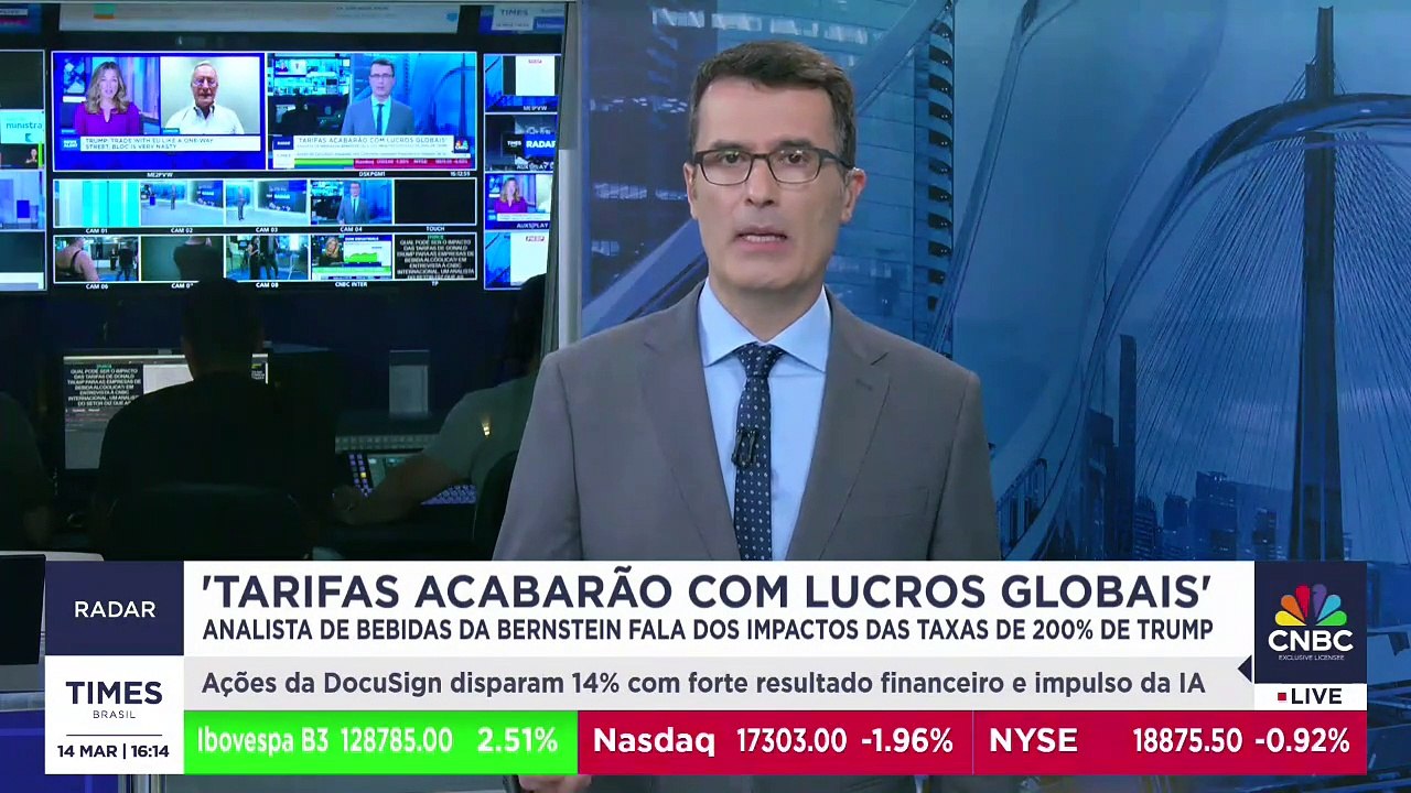 Analista prevê prejuízos globais com guerra comercial em taxações de bebidas | CNBC BREAKING