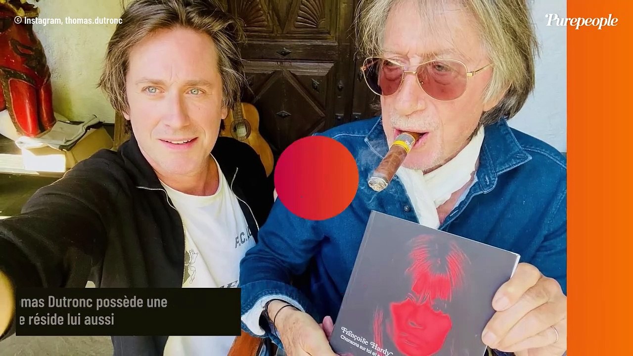 Jacques et Thomas Dutronc dans leur fief corse ! Père et fils posent ensemble et en bonne compagnie