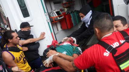 El momento de la lesión de Pablo Grillo