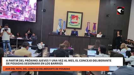 A partir del próximo jueves y una vez al mes, el Concejo Deliberante de Posadas sesionará en los barrios